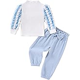 Hihosdor Baby Girl Clothes Cute Long Sleeve Top Pants Set Fall Winter Toddler Girls Clothes