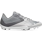 New Balance Men's Rush V2 Low Lacrosse Shoe (Grey/White, us_Footwear_Size_System, Adult, Men, Numeric, Medium, Numeric_14)
