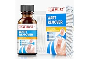 HEALMUSZ Wart & Corn Remover Liquid, Smoothes Skin Gentle Fast Acting Gel Wart Removal Fast Acting Salicylic Wart Removers for Feet Toes Finger and Hand