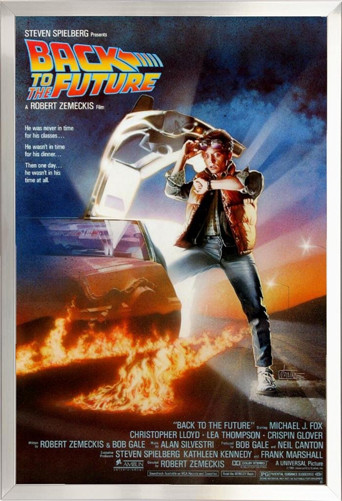 Image result for back to the future movie poster