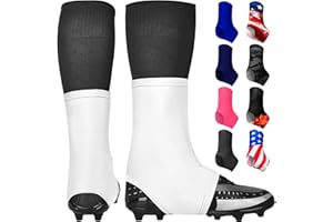 Exxact Sports Football Spats Cleat Covers - Football Spats for Cleats, Spats Football Cleat Covers, Cleat Lace Covers, Spats 