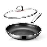 LIGTSPCE Hybrid 12 inch Frying Pans Nonstick with