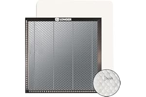 Longer Honeycomb Laser Bed, Honeycomb Working Table Kit – Perfect for Engravers, Provides Quick Heat Dissipation and Desktop Protection, Compatible with Most Laser Engraving Machines, 15.7" x 15.7"