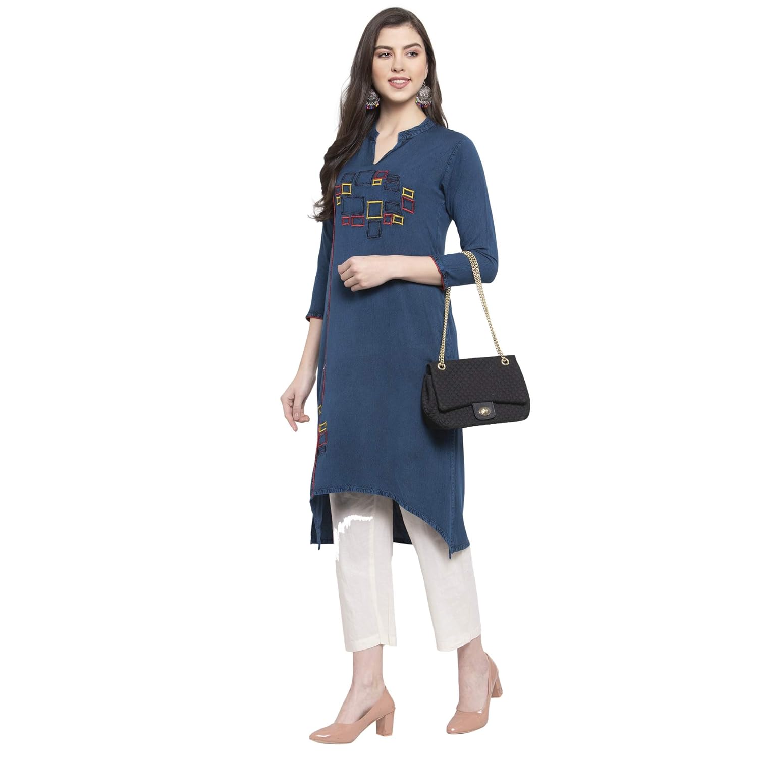 denim kurti design