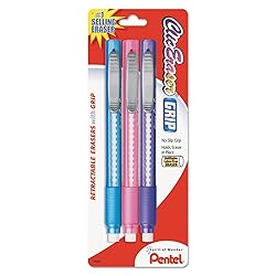 Pentel Clic Eraser Grip Retractable Eraser with