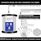 50M 304 Stainless Steel Garden Wire Rope Kit Plant Support Cable view 5
