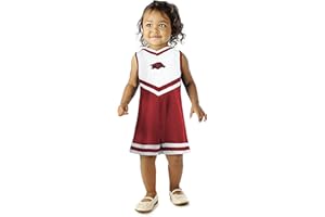 Little King NCAA Toddler/Youth Girls Team Cheer Jumper Dress-Sizes 2T 3T 4T 6