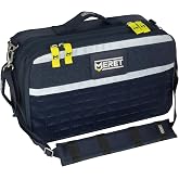 MERET RAPID PRO X Emergency Medical Bag &ndash; Modular BLS ALS Trauma Pack with MOLLE Panels and Hideaway Backpack Straps &ndash; Navy Blue