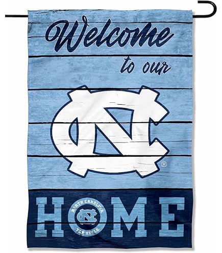 North Carolina Tar Heels Winter Snow Garden Flag – 12.5\" X 18\" Double Sided Holiday Banner