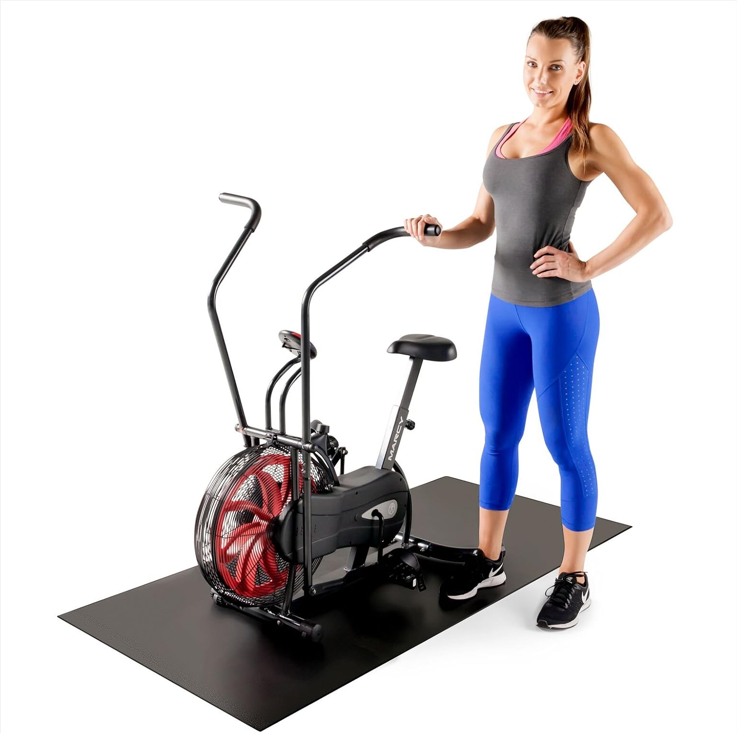 Marcy Fitness Equipment Mat and Floor Protector for Treadmills, Exercise Bikes, and Accessories Mat-366 (78" x 36" x 0.25" Thickness) : Exercise Mats : Sports & Outdoors