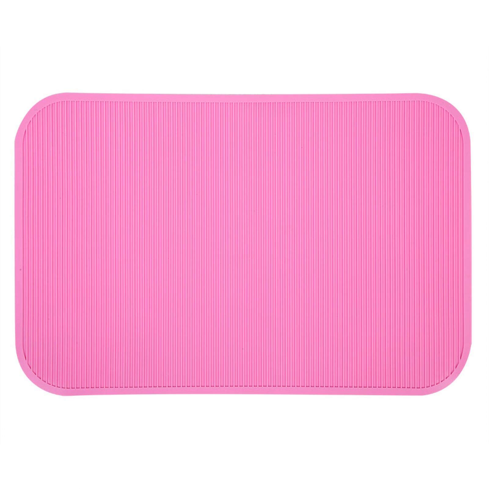 AMONIDA Non-Slip Mat for Pet Grooming Table, Pet Grooming Bathing Training Table Non-Slip Rubber Mat for Pet Grooming Table, Safe And Durable for Pets Dog Cat Home(Pink)