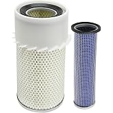 Anxingo 1043327M91 Inner and Outer Air Filter Set, Replacement for Massey Ferguson Tractor 20C 230 235 245, Replaces 3438717M1 1024947M91 1043326M91 1088215M91 3438718M1 70243163
