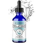 FWS Liquid Melatonin Drops for Adults and Kids - 99% Pure Bioactive Melatonin - Organic, Non-GMO, Vegan - Minimal Ingredients - Easy Adjustable Dosing - Helps to Promote Restful Sleep - 2oz
