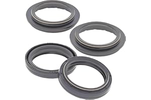 All Balls Racing 56-129 Fork & Dust Seal Kit Compatible with/Replacement for Honda, Kawasaki, Suzuki, Yamaha