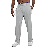 Champion Men's Open-Bottom Lounge Pants, Standard Fit, Lightweight, Available in Regular and Big & Tall