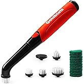 Goldblatt Cordless Electric Spin Scrubber 18-Piece Kit, Power Scrubber with Battery Indicator Light, Waterproof Electric Clea