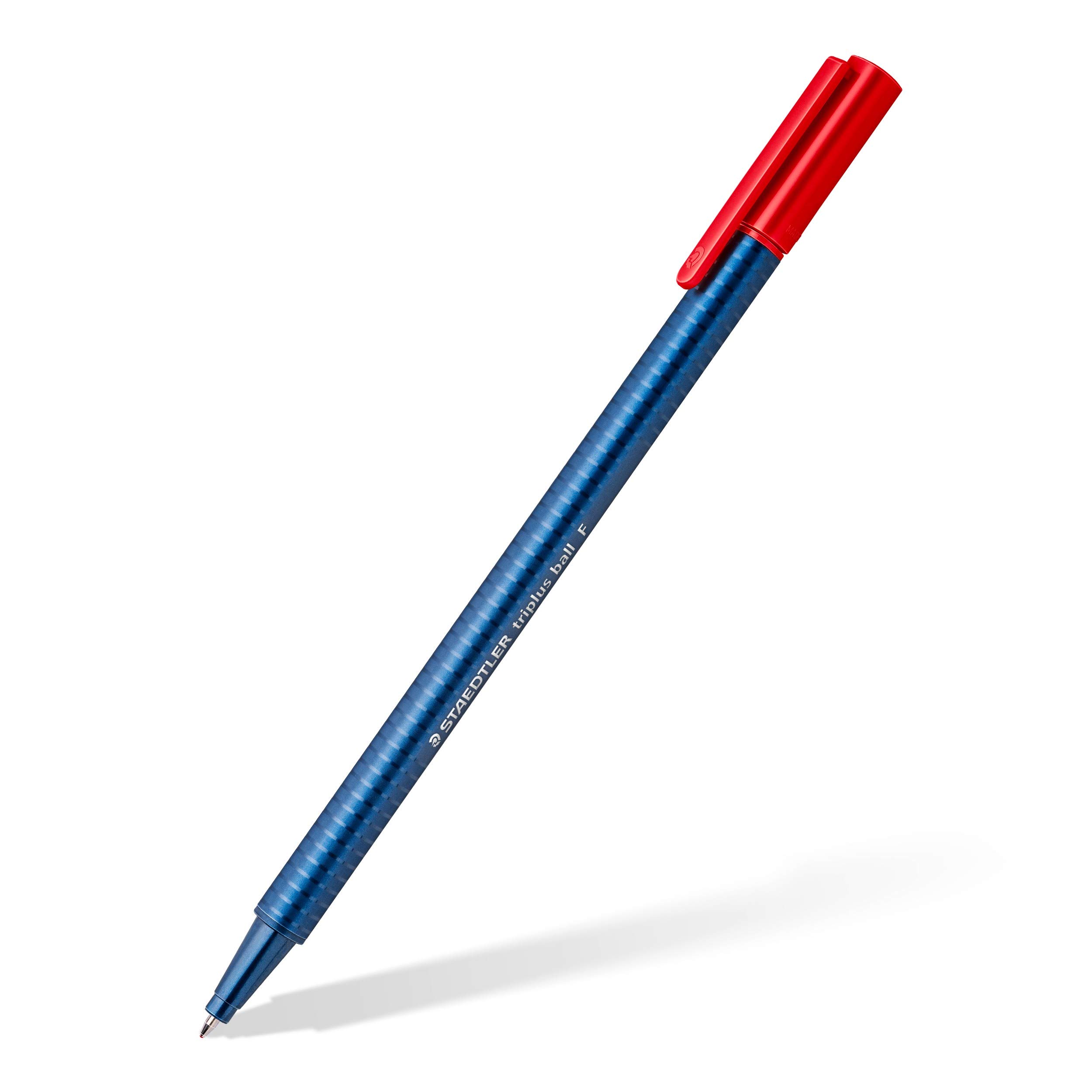 Triplus Ball 437 F Fine Ballpoint Pen ,Red,Pack of 10