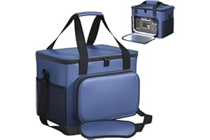 BENVOL Portable Power Station Bag,900D Sailboat Class Oxford Cloth, Waterproof,Dustproof,Anti-Static,12 x 8.3 x 9 in,For 300W/500W Power Stations. Easy to Carry,For Camping,Fishing,RV,Outdoor Work