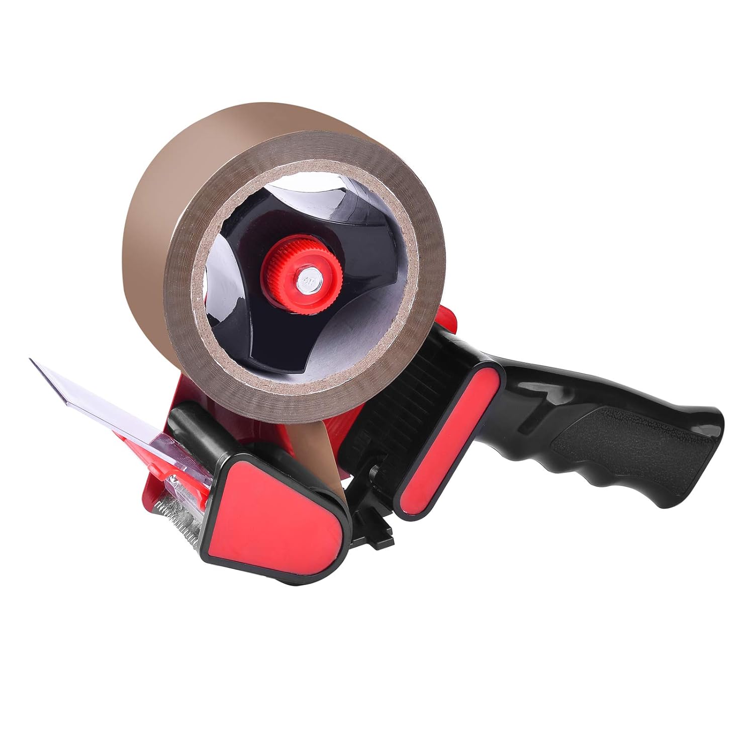 Zuvo Heavy-Duty Tape Dispenser with 6 Rolls of Brown Packaging Tape (48mm x 66m) - Image 5