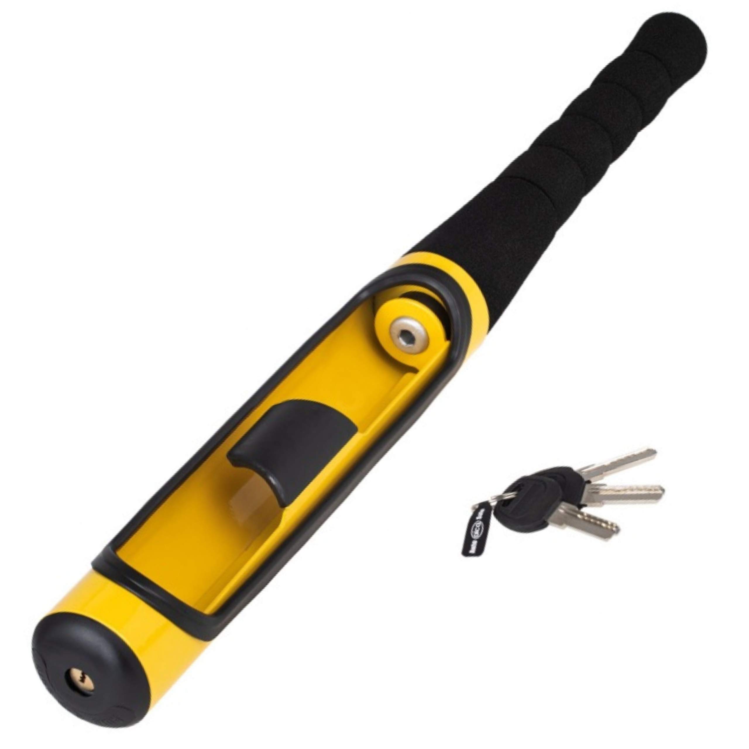 Car Van Motorhome Steering Wheel Lock Anti-Theft Baseball bat Heavy Duty Security clamp 2 Keys ALCA A303000