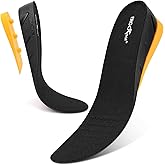 ERGOfoot Height Increase Insoles for Men Women, 2-Layer Adjustable Shoe Lifts & Height Boosters– Comfortable & Discreet Elevator Insoles for Instant Height Growth Up to 2 Inch