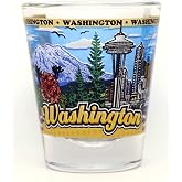 Washington State Wraparound Shot Glass
