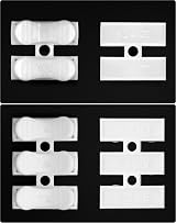 QWORK 100 Pcs CH2 CH3 Spring Wire Connectors Electrical Cable Terminal Block view 4