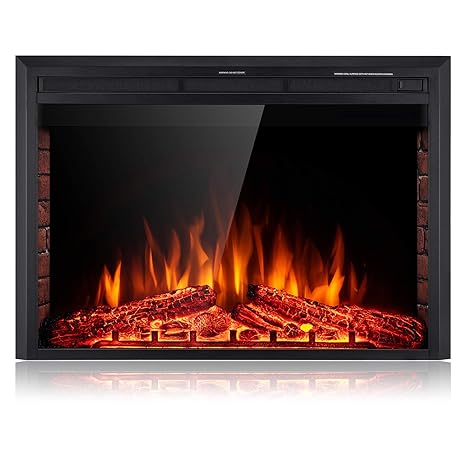 Sunlei Electric Fireplace Insert Built In Freestanding Electric