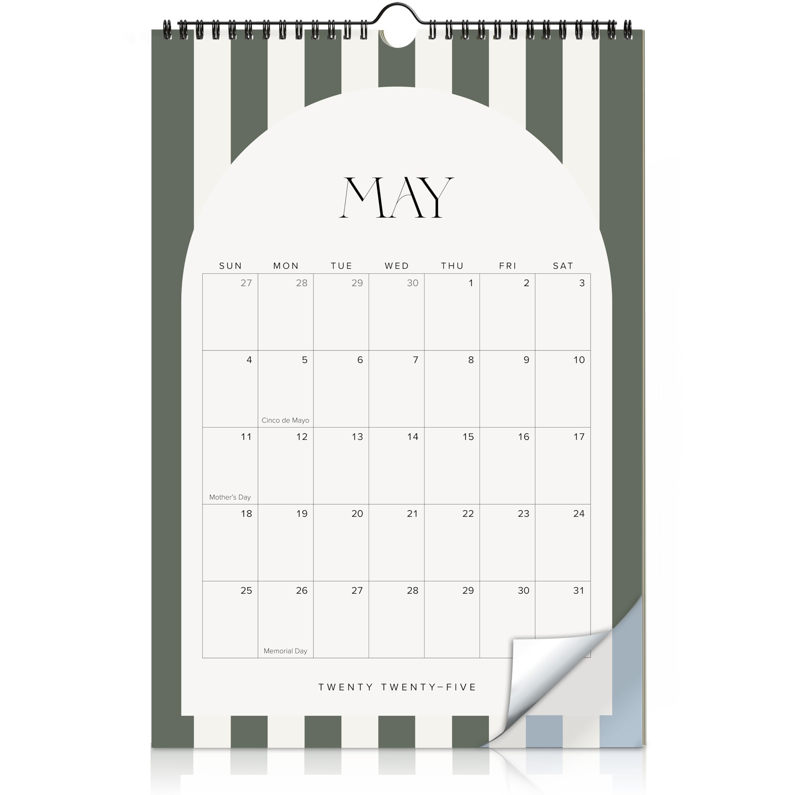 Photo 1 of Aesthetic 2025-2026 Wall Calendar - Runs from May 2025 Until December 2026 - The Perfect Modern Calendar Planner for Easy Organizing
