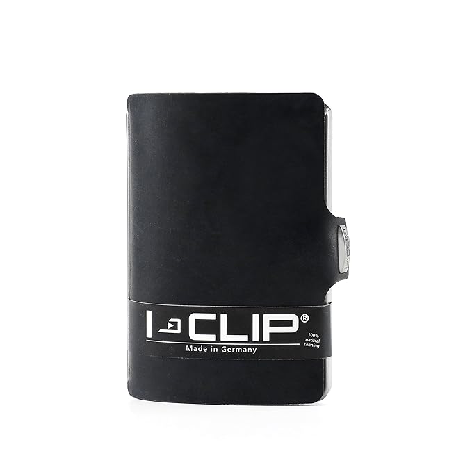 I-CLIP Geldbörse Robutense Soft Touch (schwarz)