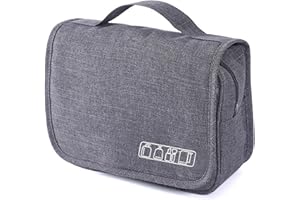 MEBOLTPAN Travel Toiletry Bag for Men, Mens Toiletry Bags for Travel, Small Toiletry Bag, Waterproof Oxford Cloth Hanging Travel Toiletry Bag for Men Dry and Wet Separation Toiletries Bag