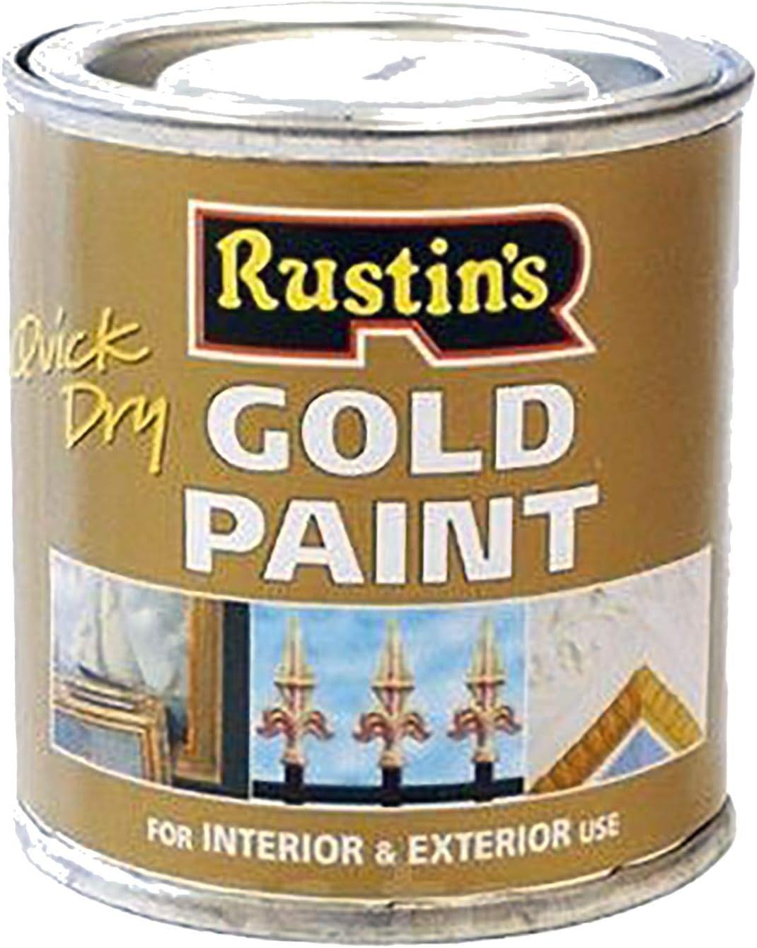 Rustins Quick Dry Paint for Wood and Metal, Gold Amazon.co.uk DIY & Tools