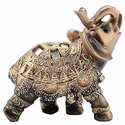 Mrisata Lucky Feng Shui Golden Elephant Wealth