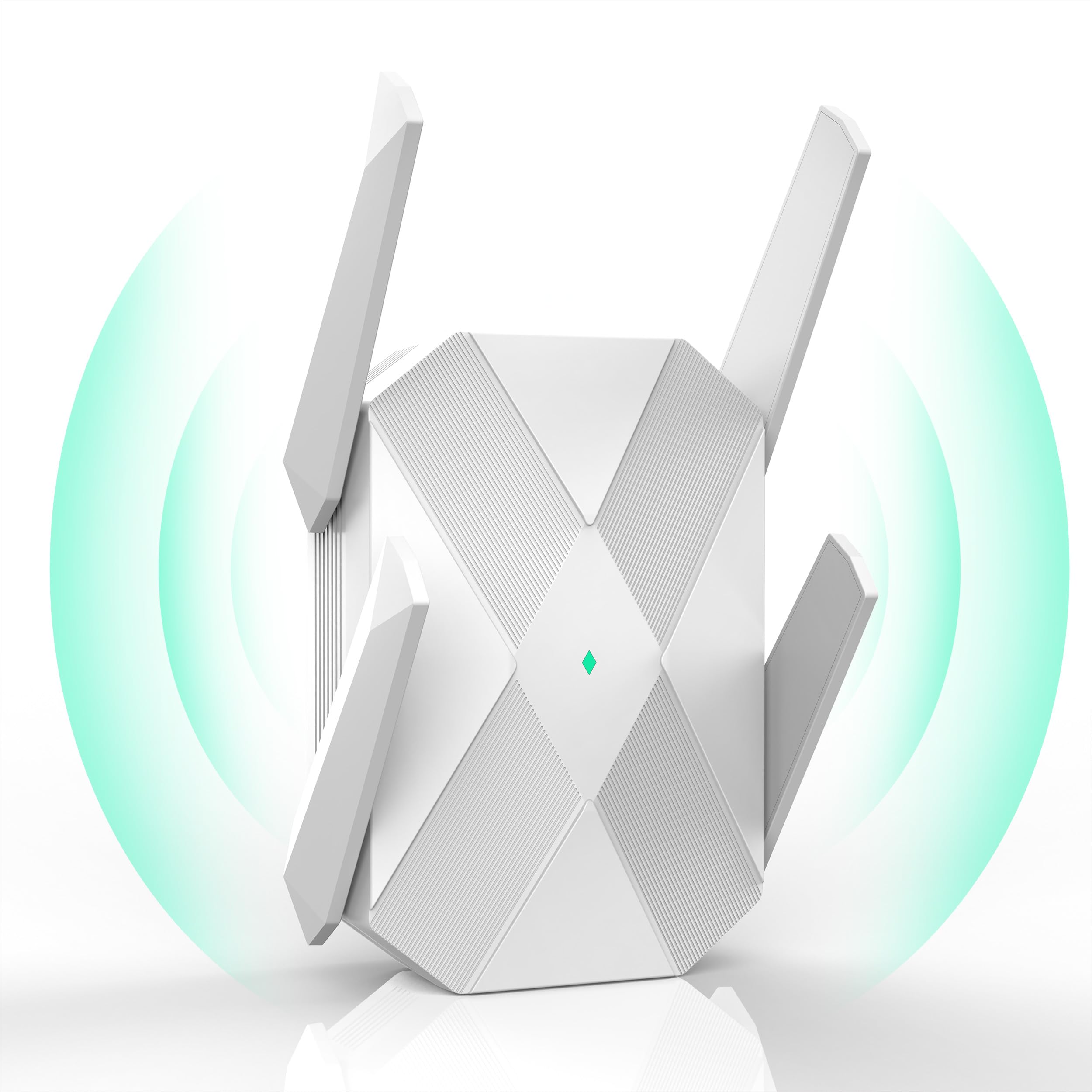 Photo 1 of 2025 WiFi Extenders Signal Booster for Home, Long Range Up to 13000 sq. ft & 100+ Devices, 2100Mbps WiFi Range Extender, Wireless Internet Signal Booster, 360° Full Coverage