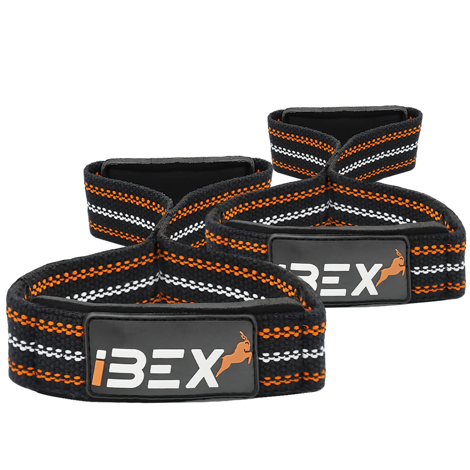 Figure 8 Premium Quality Weight Lifting Straps with Secure Comfort Grip - Ideal for Weight Lifting - Deadlifts - Sold in Pair