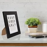 Fabian Clarke London 8x6 Modern Black Wooden Frame with White Mount 7x5 view 7