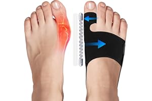 TISMOD 2 Pack Bunion Corrector,Big Toe Straightener for Women & Men, Adjustable, Breathable Splint for Hallux Valgus Pain Reduce，Day and Night Use,Fits Left/Right Feet