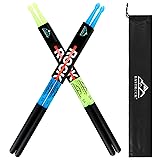 EASTROCK 5A Drum Sticks Nylon 2 Pairs Drumsticks
