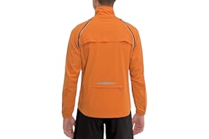 Little Donkey Andy Men's Quick-dry Running Jacket, Convertible UPF 50+ Cycling Jacket Windbreaker with Removable Sleeves