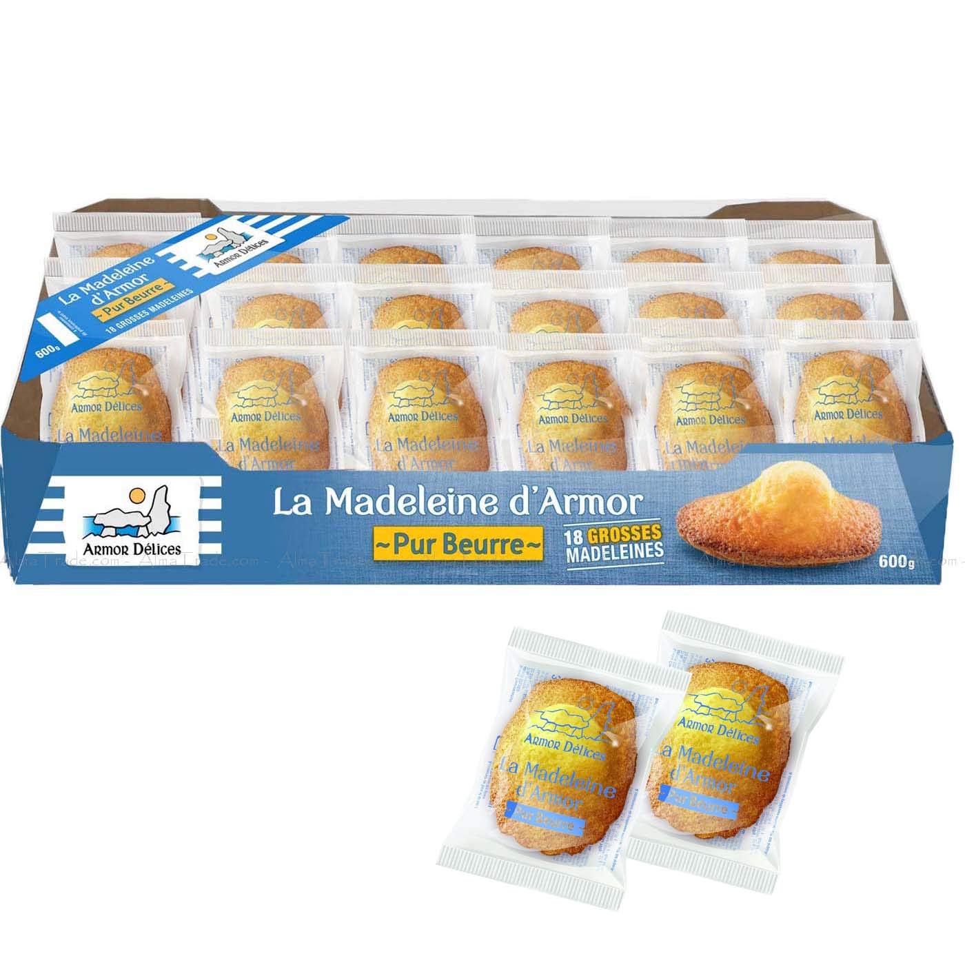 LaMadeleine D'Armor 18pc Soft Butter Fresh French Cake Bites Breakfast Tea Snack