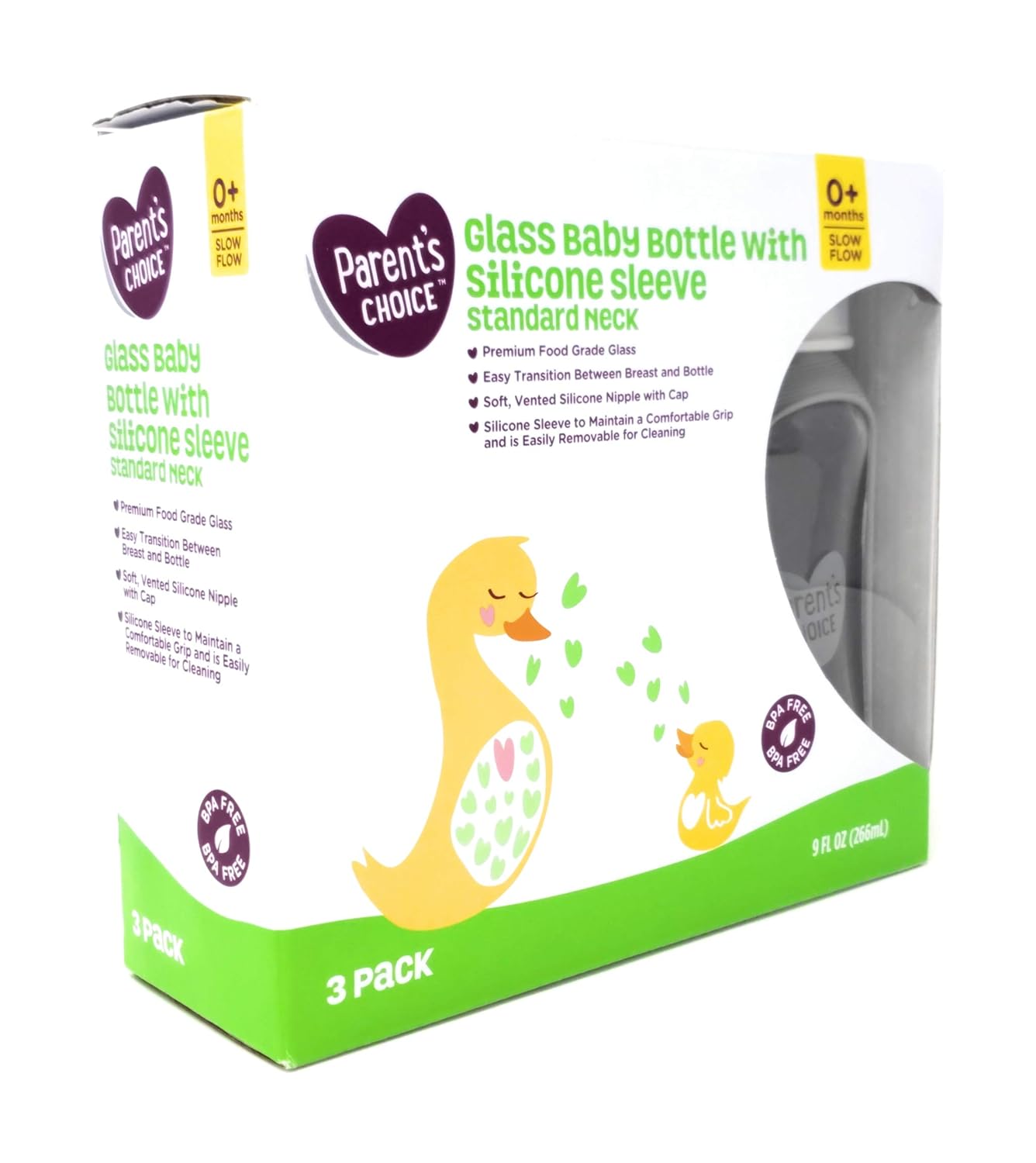 parents choice glass baby bottles