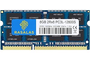 Rasalas 8GB PC3L-12800S ddr3l-1600 sodimm 1600mhz Laptop RAM DDR3L 1600 2Rx8 8gb ddr3 Laptop 12800s pc3 1.35V 204-Pin CL11 Du