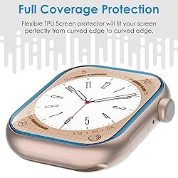 UniqueMe 6 Pack for Apple Watch Screen Protector