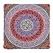 Third Eye Export Six Work Mandala Barmeri Large Floor Cushion Handmade Lounge Dog Pet Seating Ottoman Square Pillow Cover Indian Oversized Pouf 35X35