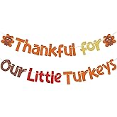 Thanksgiving Classroom Decorations, Turkey Fall Bulletin Board, Thanksgiving Decorations, Thankful For Our Little Turkeys Banner, Autumn Decor