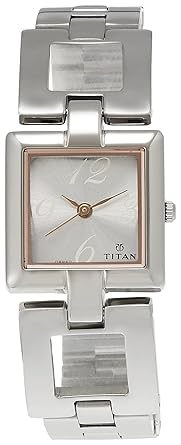 Purple Analog Silver Dial Women's Watch -NK2484SM01