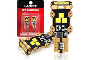 LASFIT 921 912 Led Bulbs, Reverse Backup Light, Trunk Light, Cargo Light, T15 T16 W16W 904 906 916 917 920 922 Super Bright 6