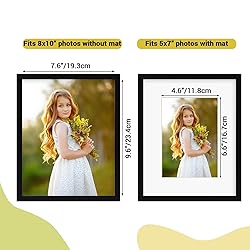 Rempry 8x10 Picture Frame, Display Pictures 5x7