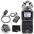 Zoom H5 4-Input / 4-Track Portable Handy Recorder with Interchangeable X/Y Mic Capsule + Remote Controller + Hairy Windscreen + USB AC Adapter + USB Cable + Cloth - Deluxe Bundle