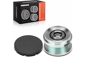 A-Premium Alternator Freewheel Clutch Pulley Compatible with Chevrolet Cruze 2011-2015, Cruze Limited 2016, Trax 2015-2018 & Buick Encore 2013-2018, 5 Grooves Clockwise